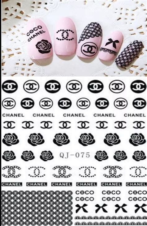 coco chanel nagelstickers|chanel nail stickers marie.